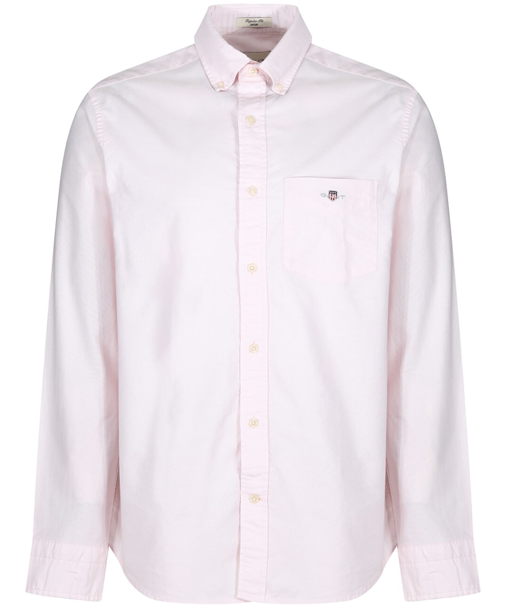 Men's Gant Regular Fit Long Sleeve Cotton Oxford Shirt - Light Pink