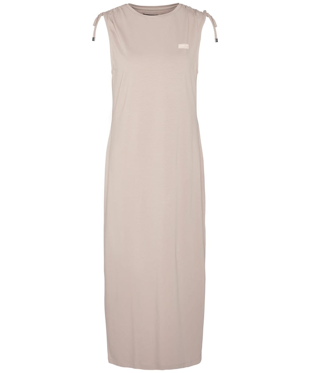 Women's Barbour International Retton Jersey Midi Dress - Oat