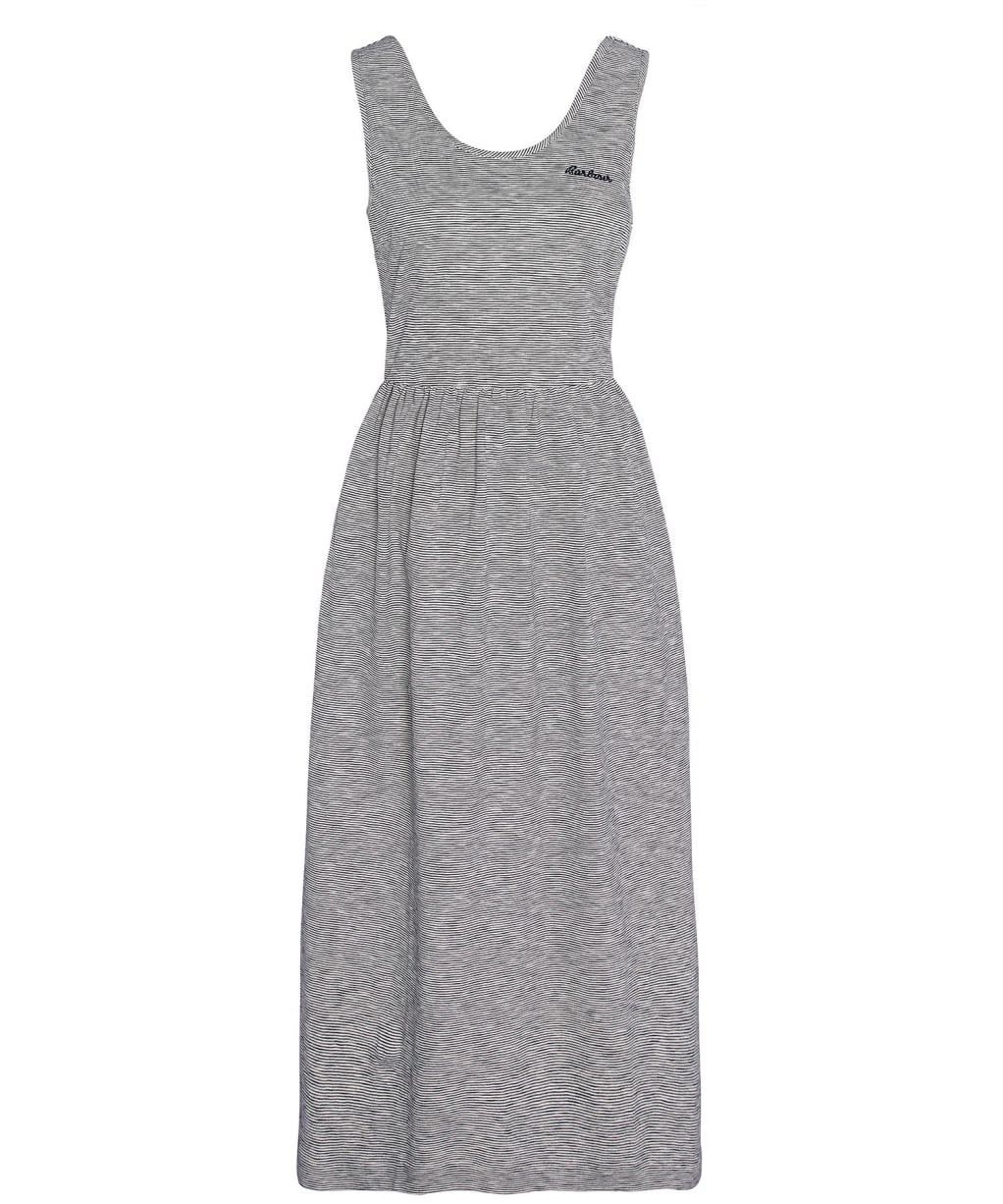 Women's Barbour Woodford Jersey Midi Dress - Navy Stripe