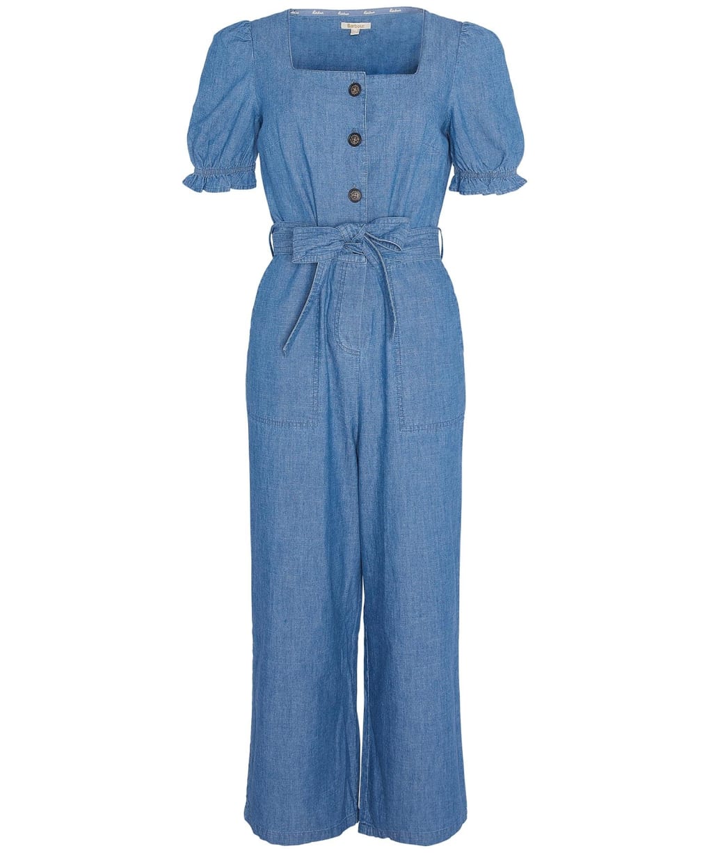 Women's Barbour Berkley Cotton Chambray Jumpsuit - Chambray