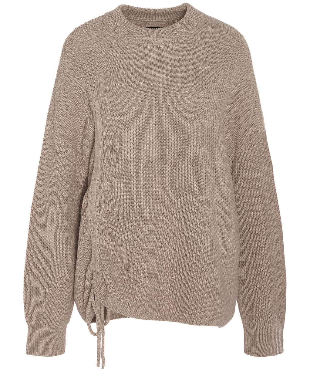 Women's Barbour International Henlow Knitted Jumper - Oat