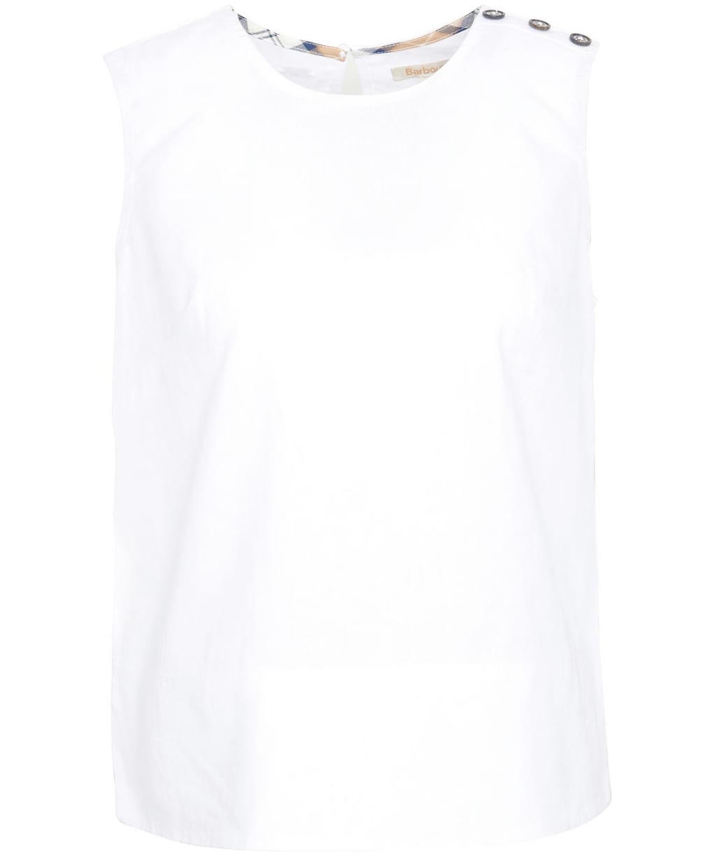 Women's Barbour Bathgate Sleeveless Top - White