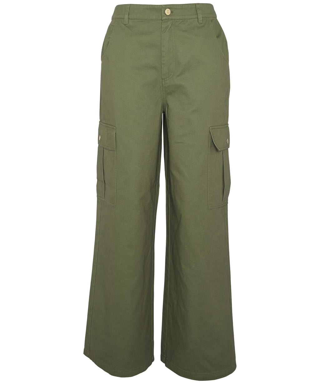 Women's Barbour International Kinghorn Utility Trousers - Green Smoke