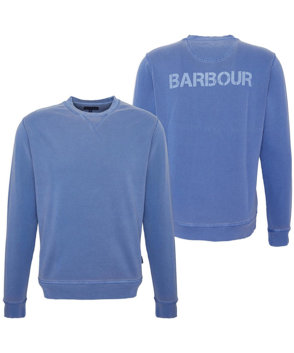 Men's Barbour Atherton Crew Neck Sweater - Oceana