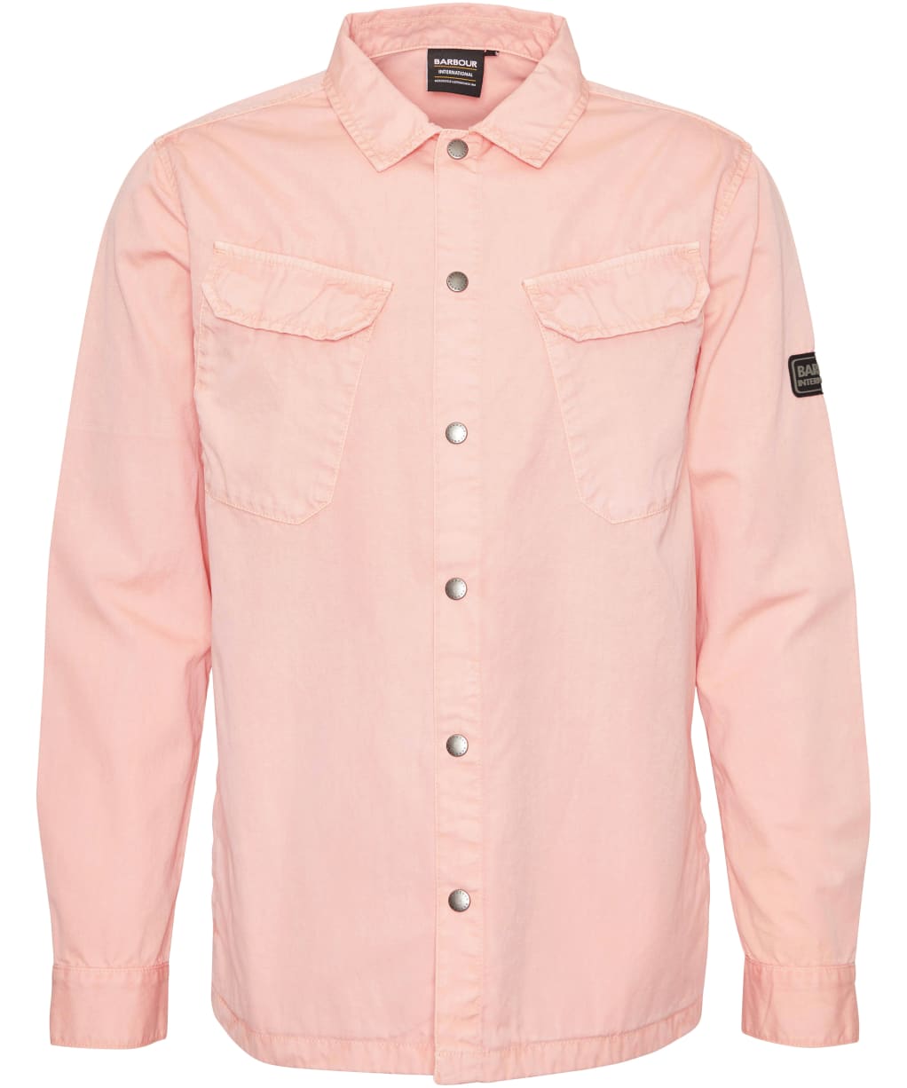 Men's Barbour International Gear Overshirt - Peach Nectar