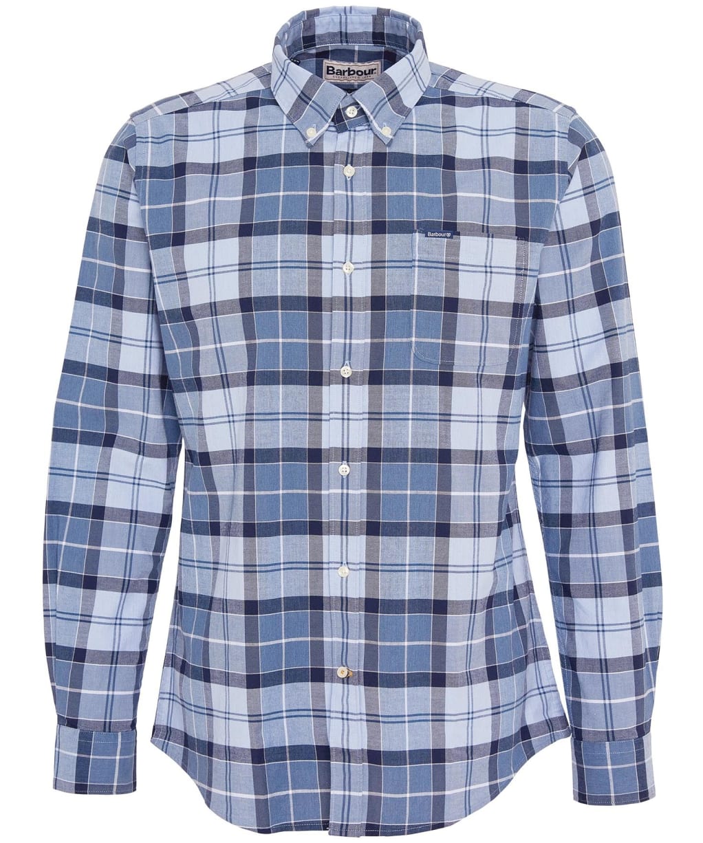 Men's Barbour Lewis Tailored Shirt - Berwick Blue Tartan