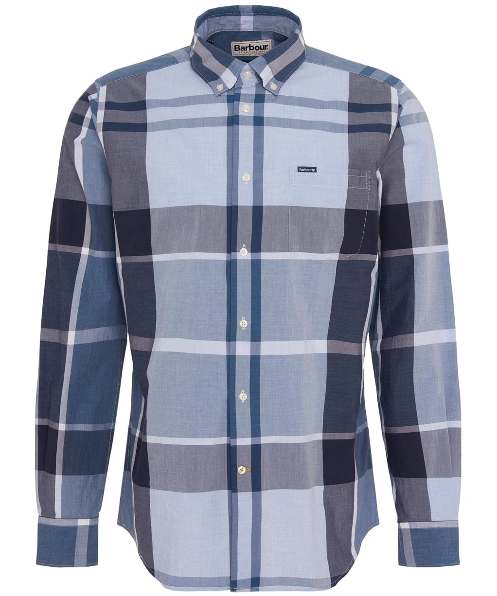 Men's Barbour Harris Tailored Shirt - Berwick Blue Tartan