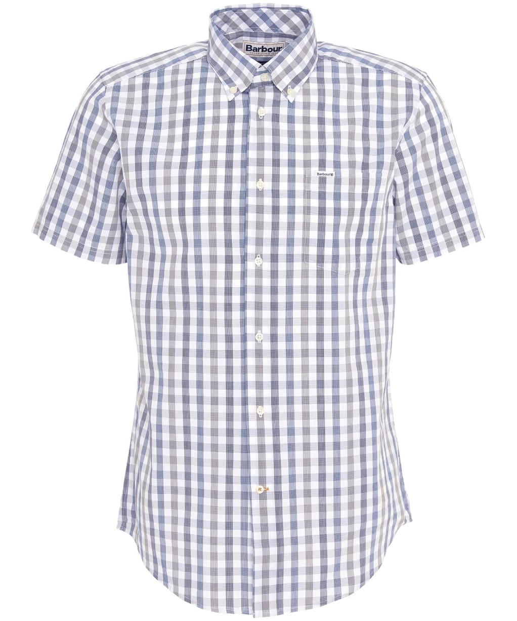 Men's Barbour Longstone S/S Tailored Shirt - Olive