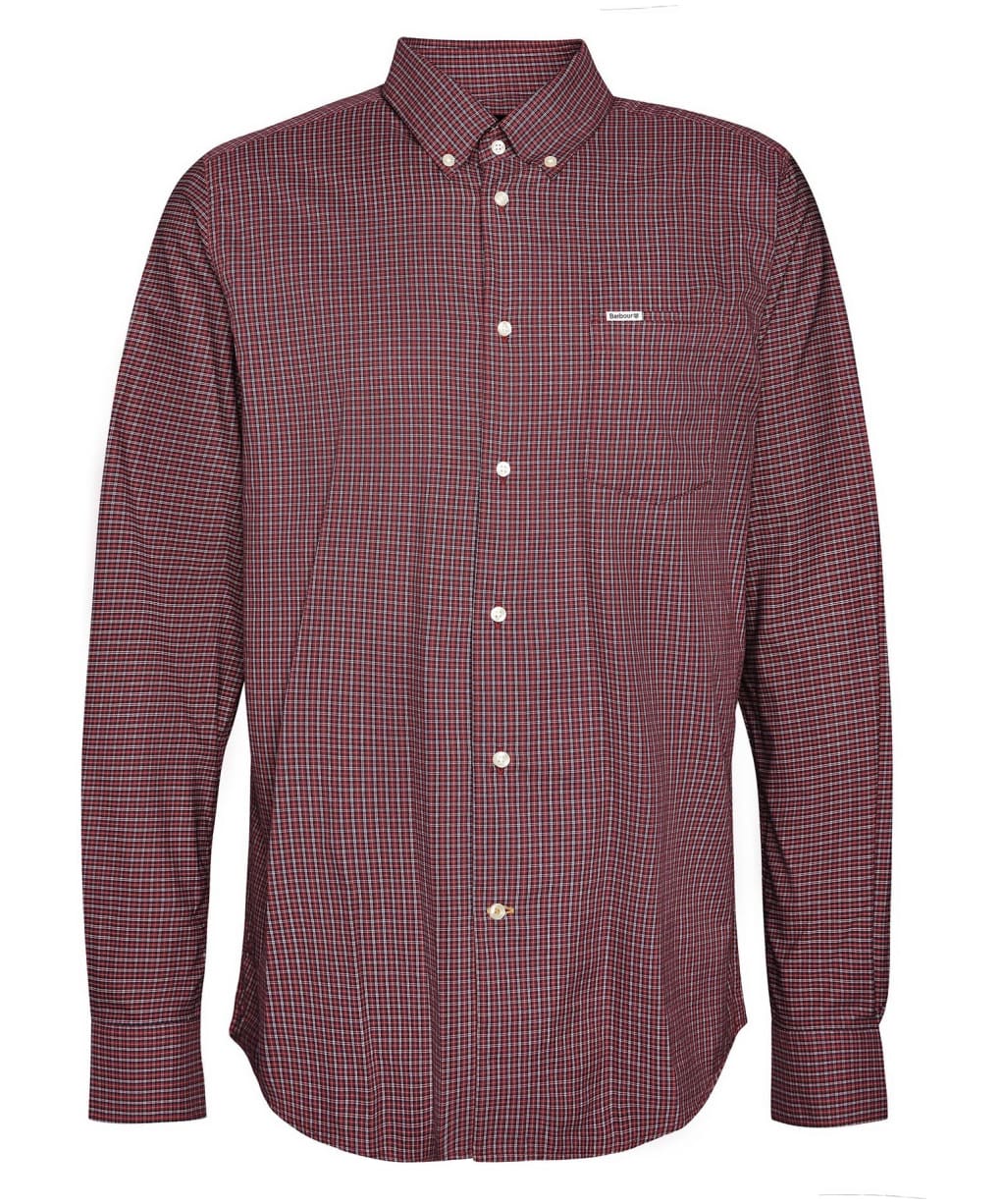 Men's Barbour Grove Performance Shirt - Crimson