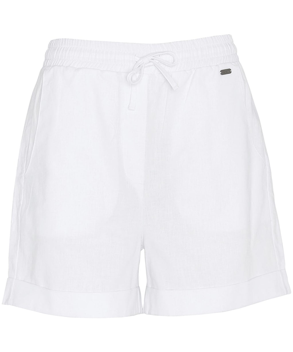 Women's Barbour Elsden Short - White