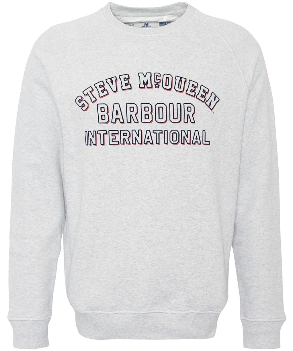 Men's Barbour International Laguna Crew Neck Sweatshirt - Grey Marl