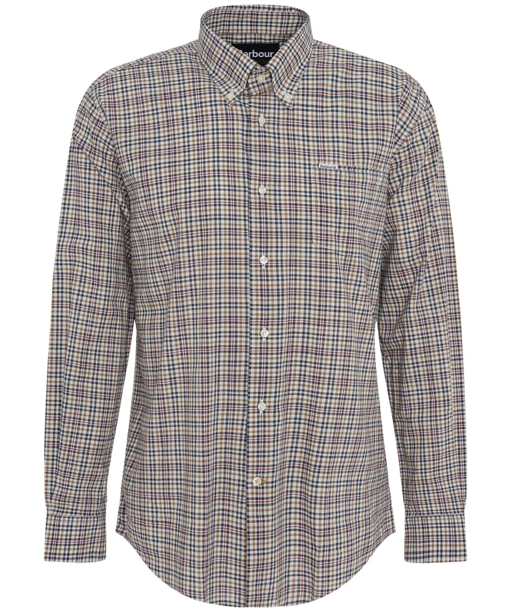 Men's Barbour Durand Short Sleeve Shirt - Tan