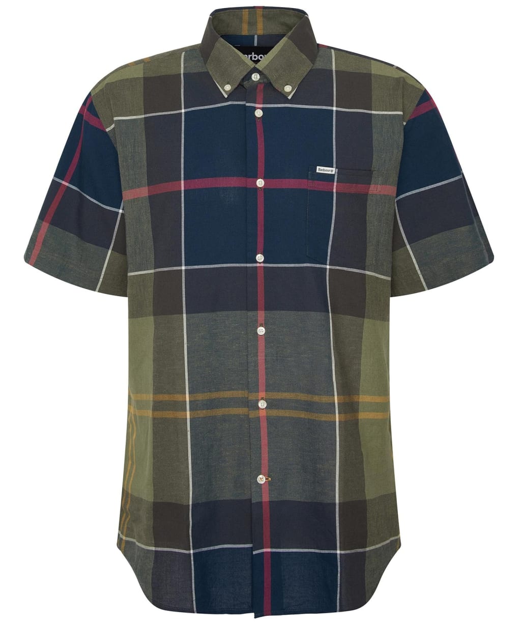 Men's Barbour Douglas Short Sleeve Shirt - Classic Tartan