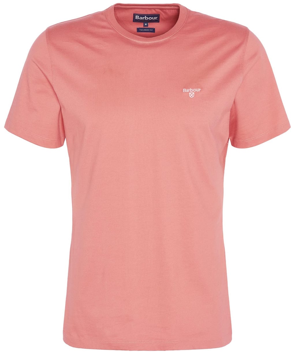 Men's Barbour Sports Tee - Pink Clay