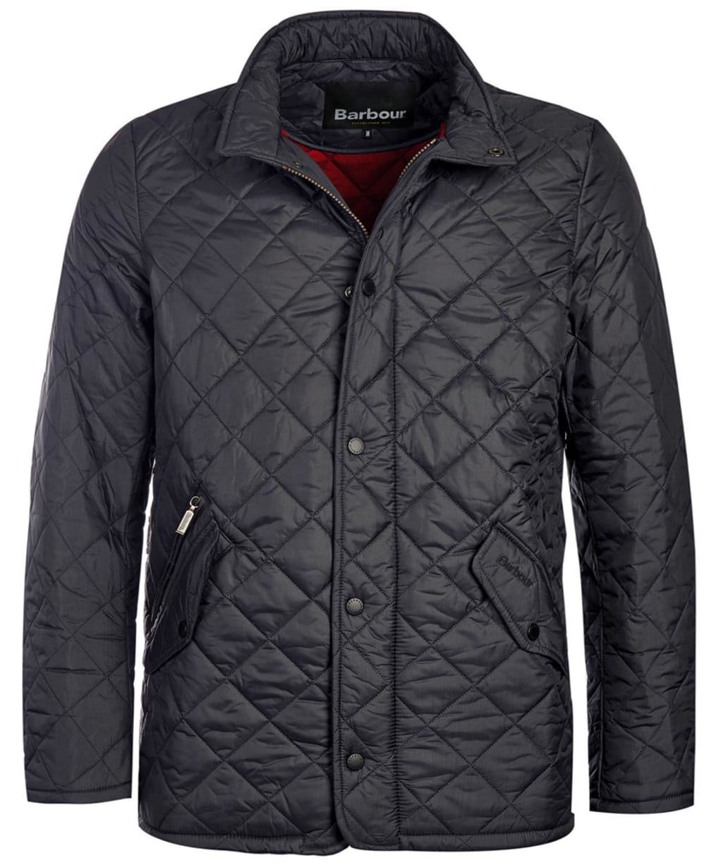 Men's Barbour Flyweight Chelsea Quilted Jacket - Black