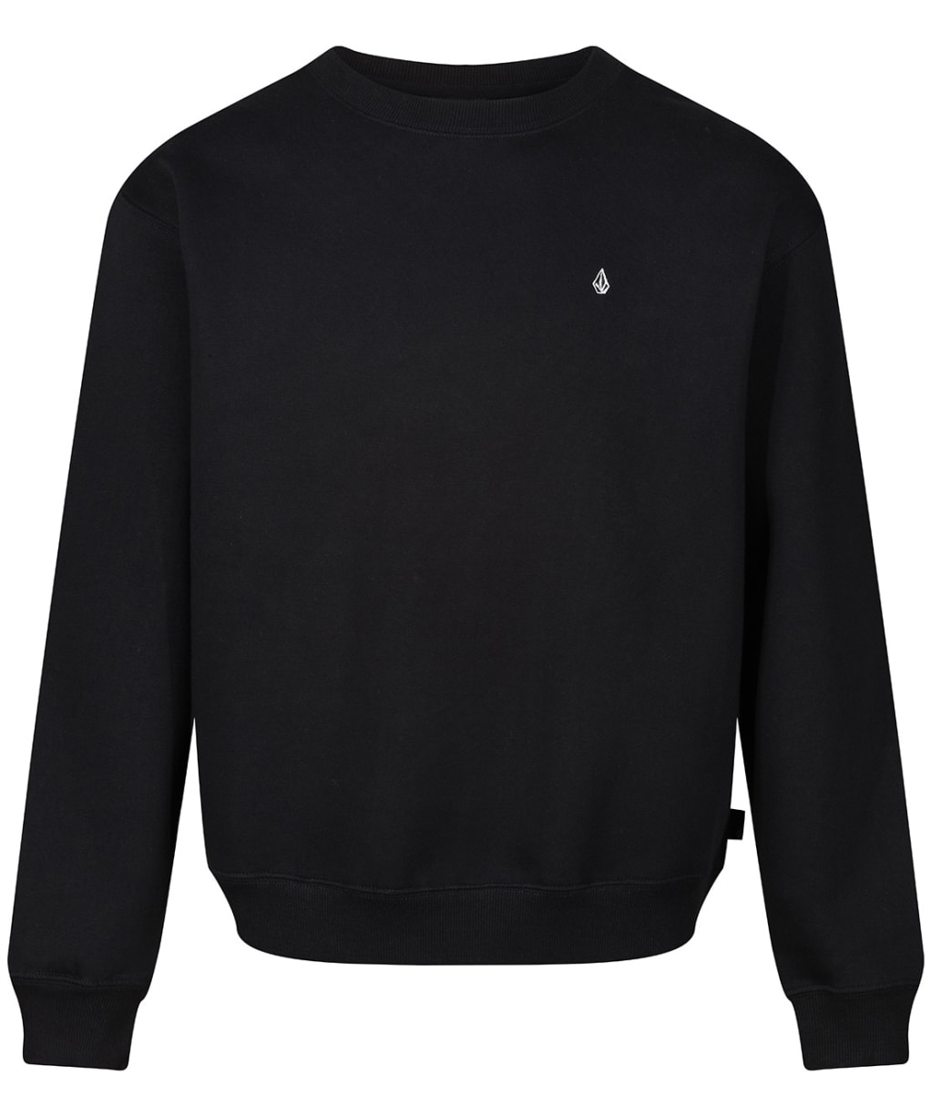 Men's Volcom Single Stone Crew Sweatshirt - Black