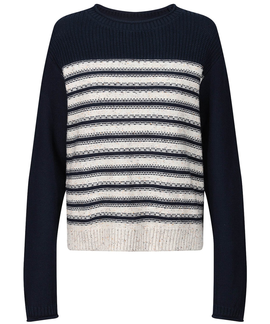 Women's Lily & Me Striped Bay Jumper - Navy / Oatmeal