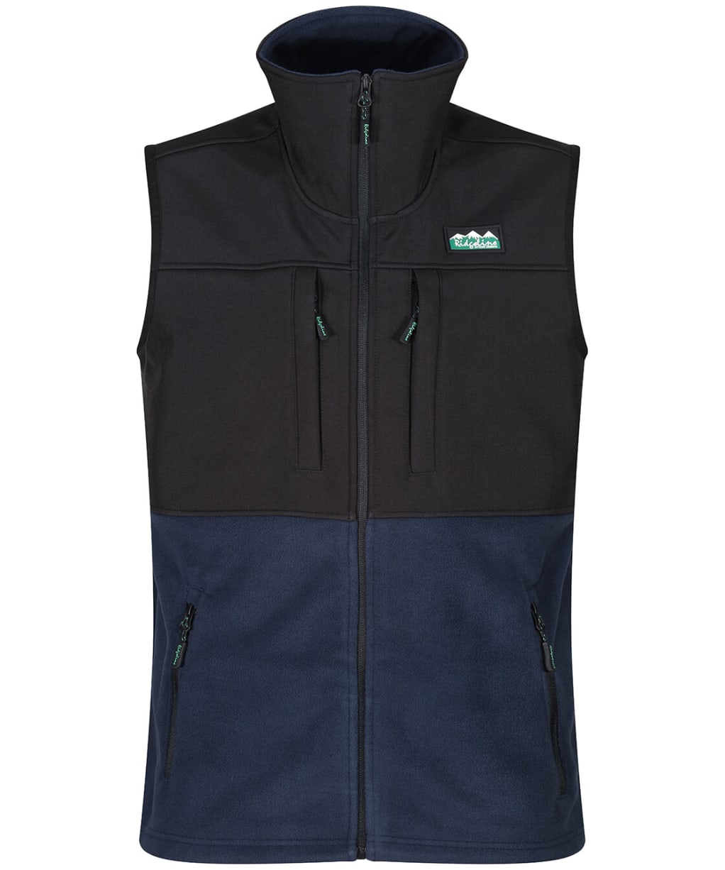 Men's Ridgeline Hybrid Fleece Vest - Navy / Black