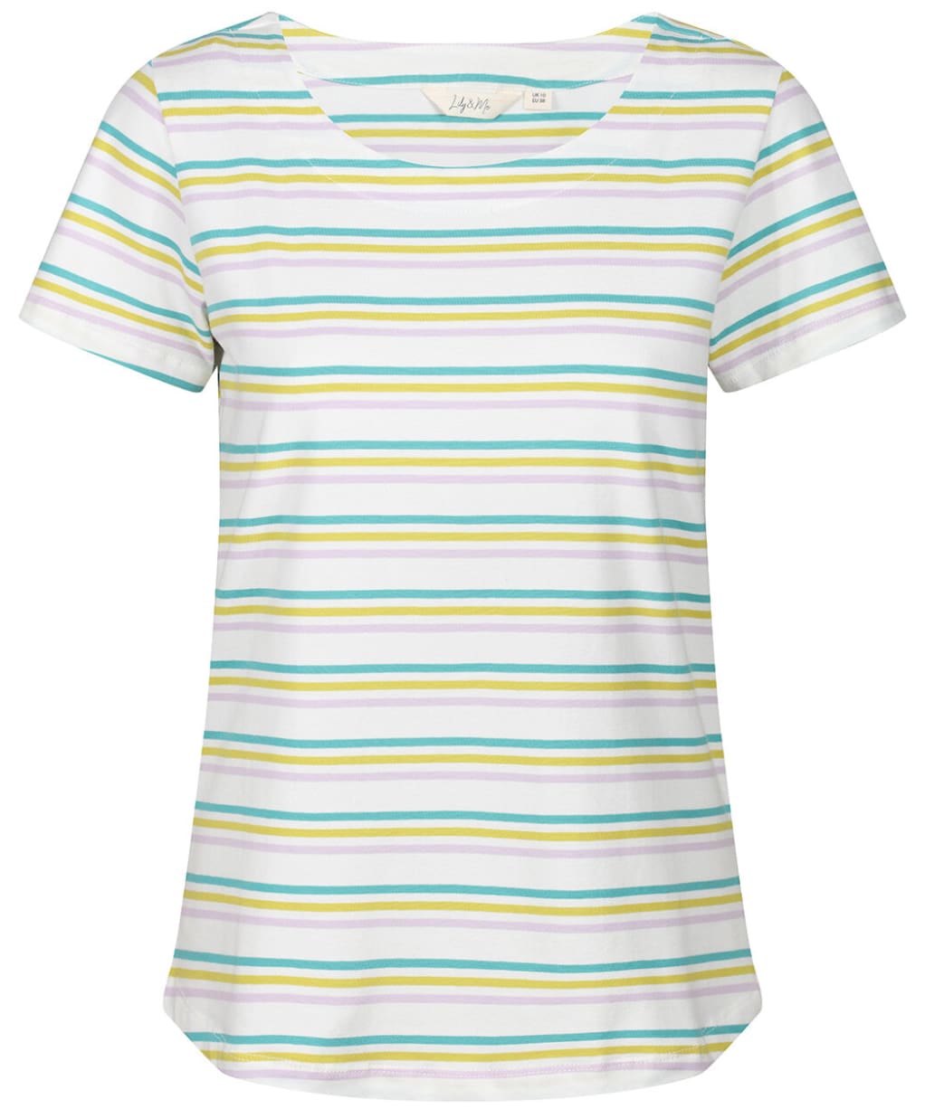 Women's Lily & Me New T-Shirt - White / Lavender