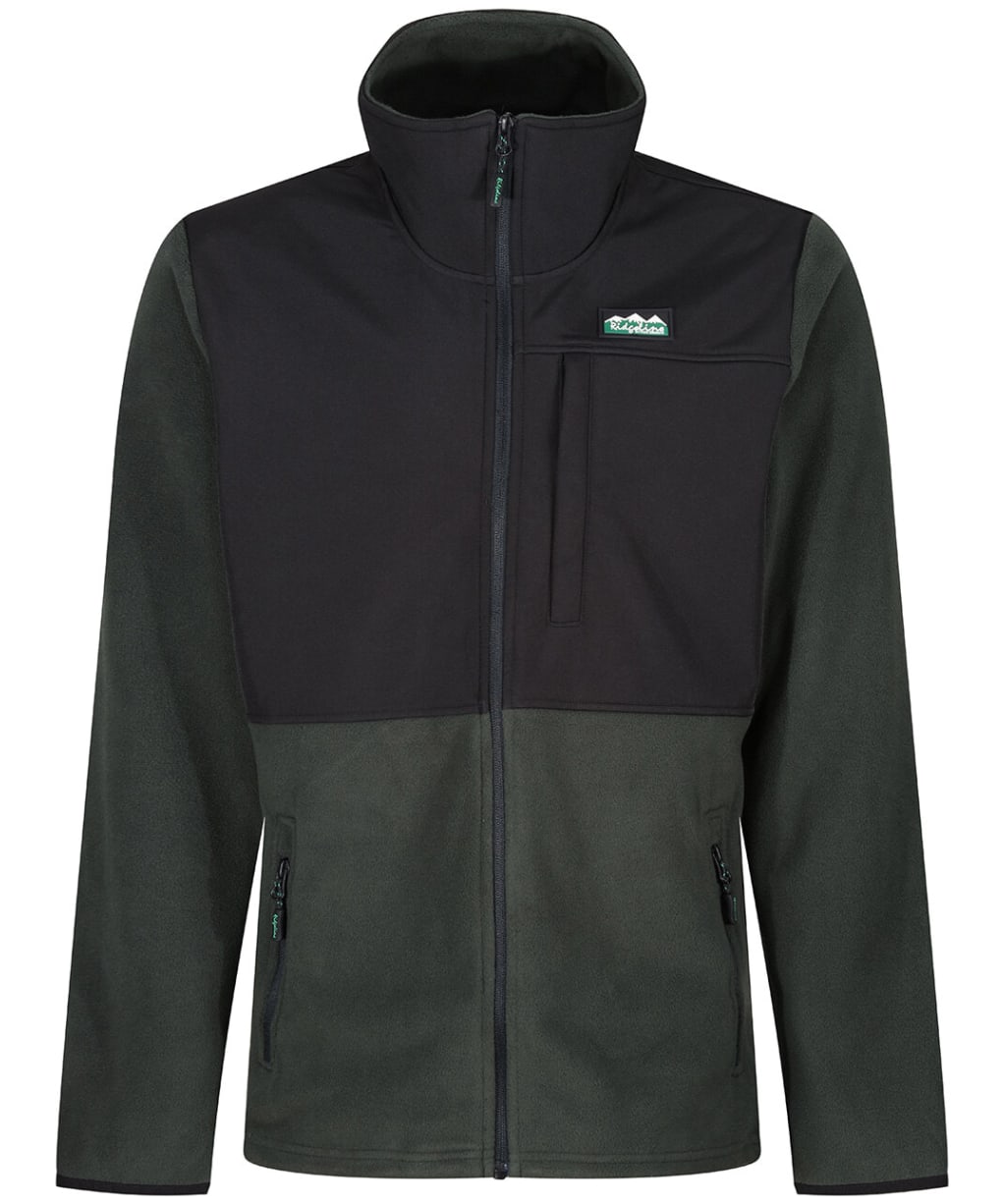 Men's Ridgeline Hybrid Fleece Jacket - Olive / Black