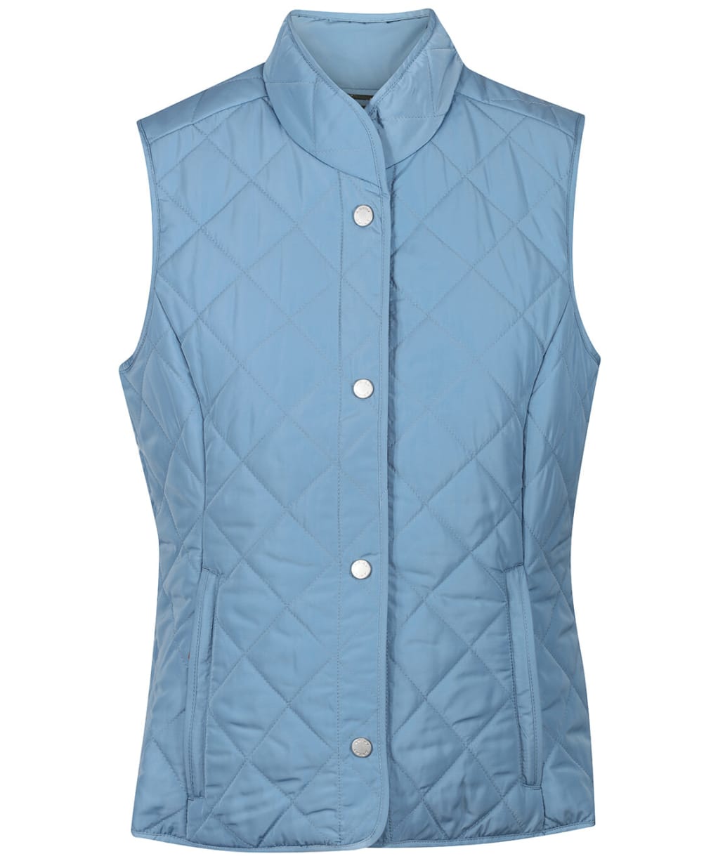 Women's Ariat Woodside Quilted Button Vest - Blue Shadow