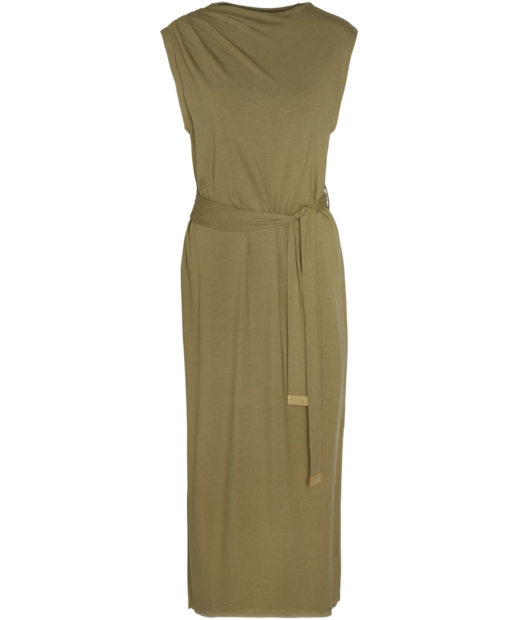 Women's Barbour International Courtney Midi Dress - Golden Khaki