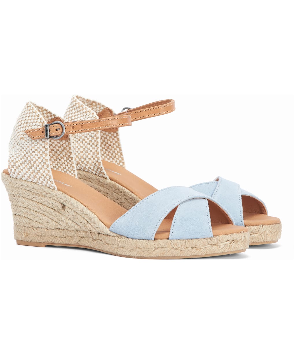 Women's Barbour Falmouth Sandals - Blue Mist