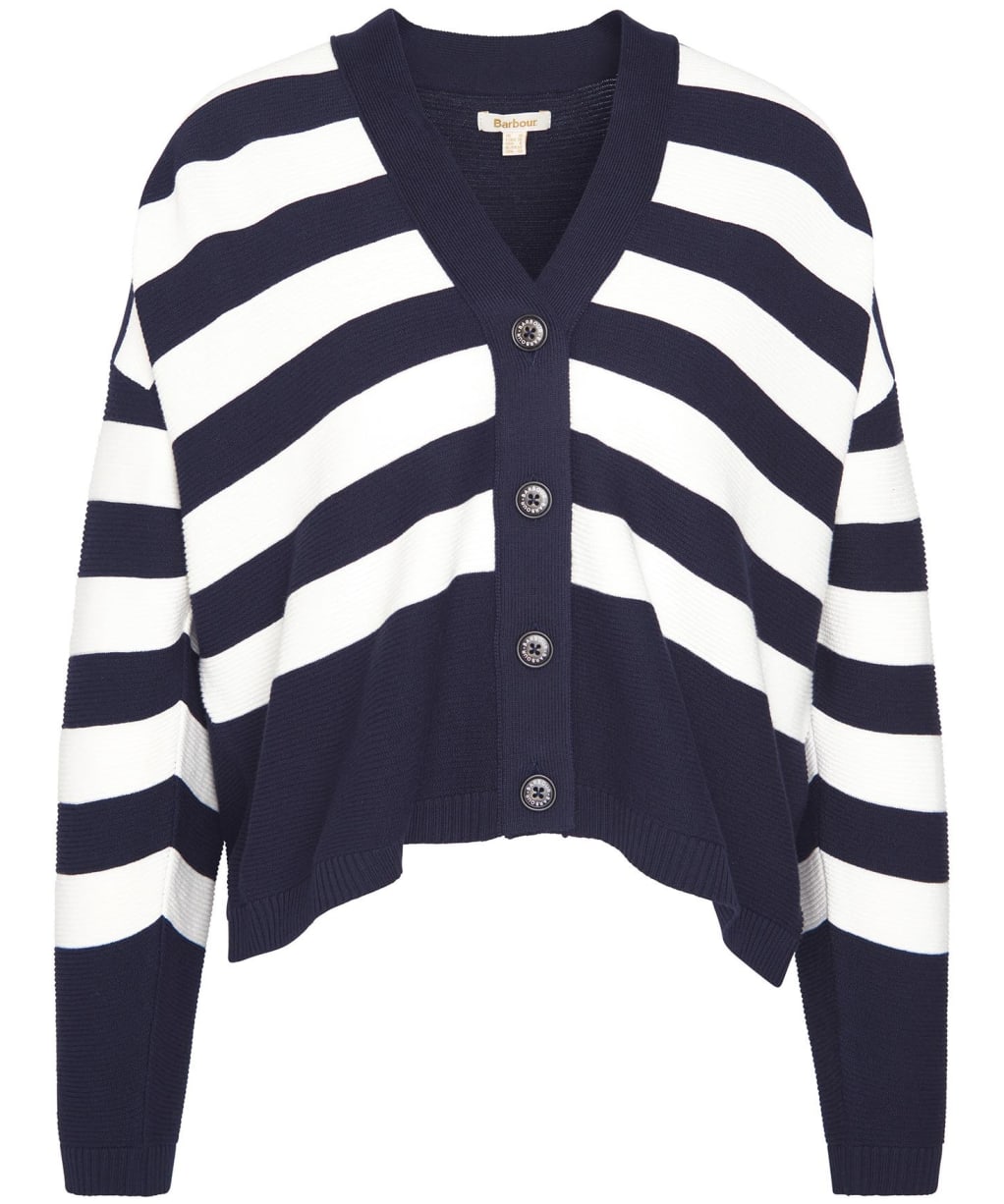 Women's Barbour Mariner Cardigan - Navy Stripe