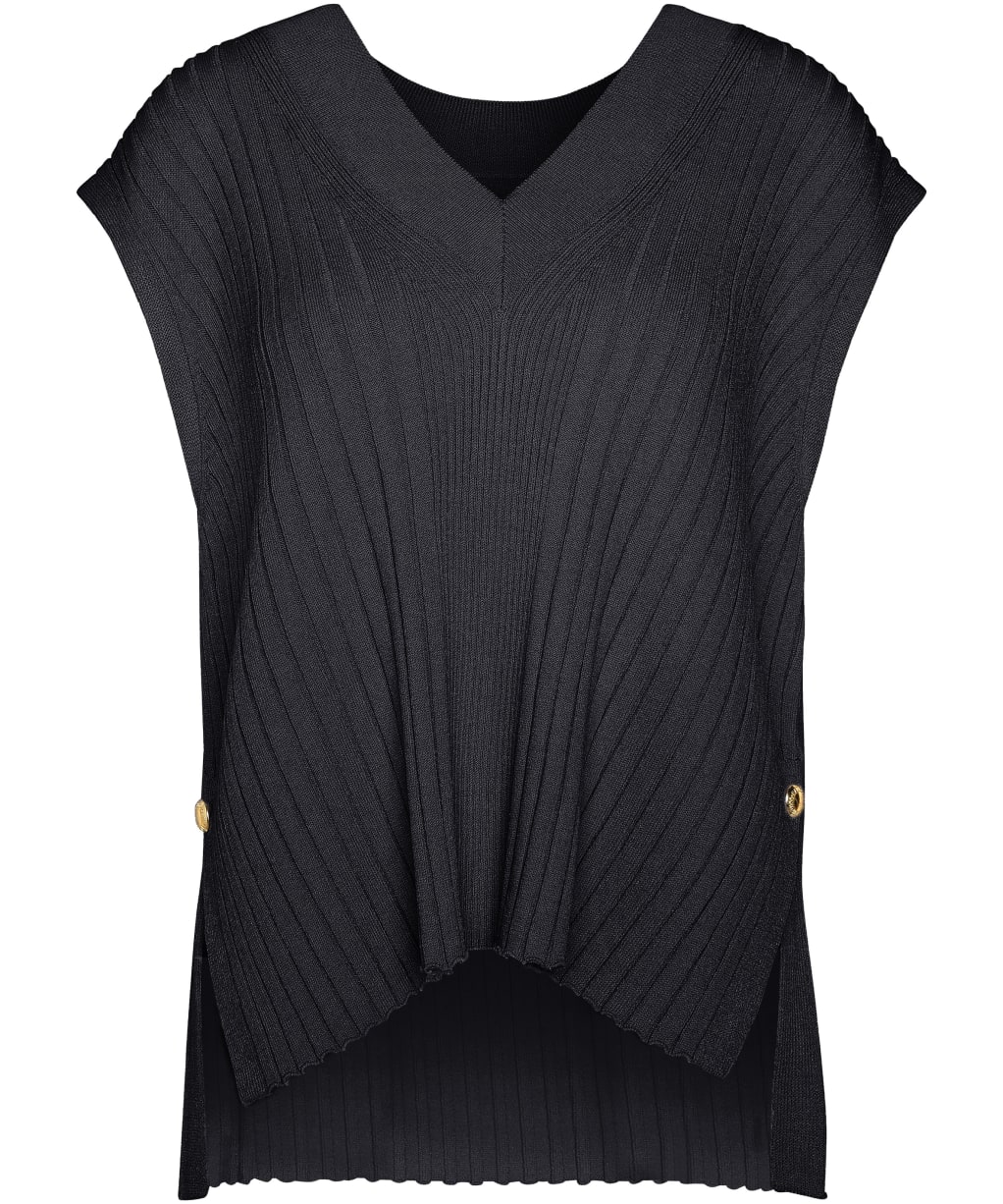 Women's Barbour International Alicia Sleeveless Knitted Jumper - Black