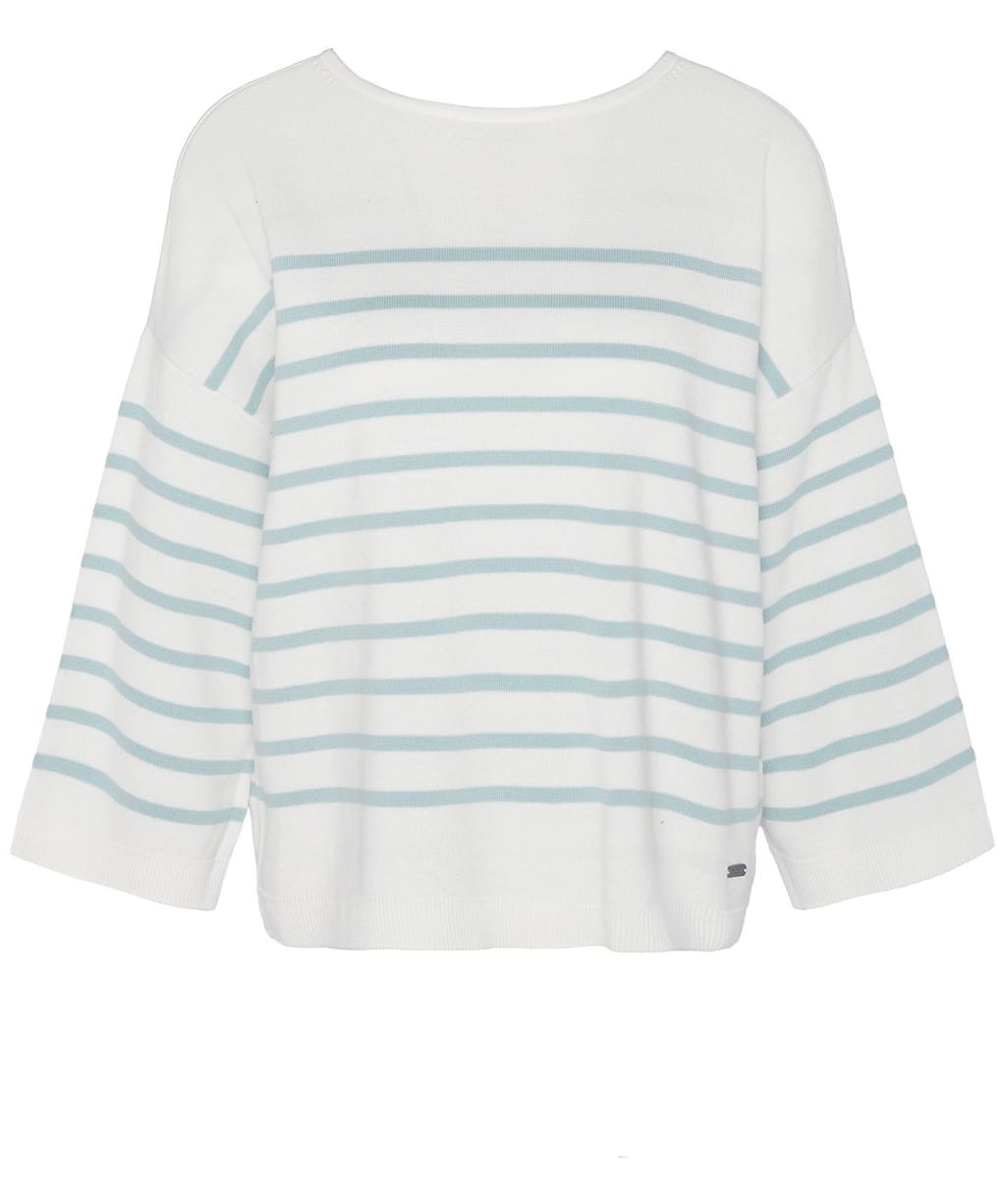 Women's Barbour Kayleigh Knitted Jumper - Cloud / Blue Haze