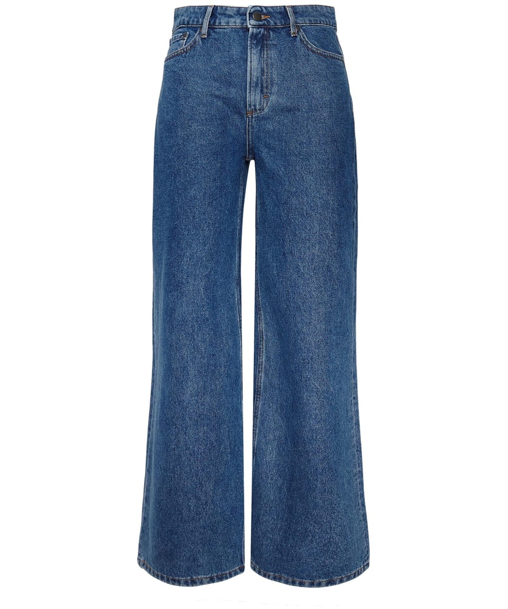 Women's Barbour Maisie Wide Leg Jeans - Authentic