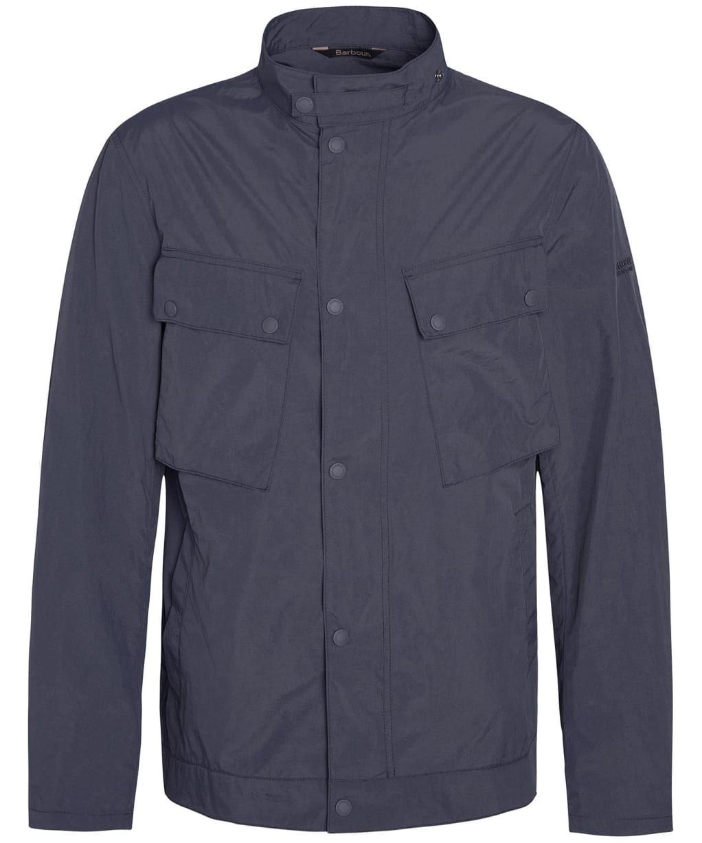 Men's Barbour International Hayledon Biker Jacket - Dark Navy
