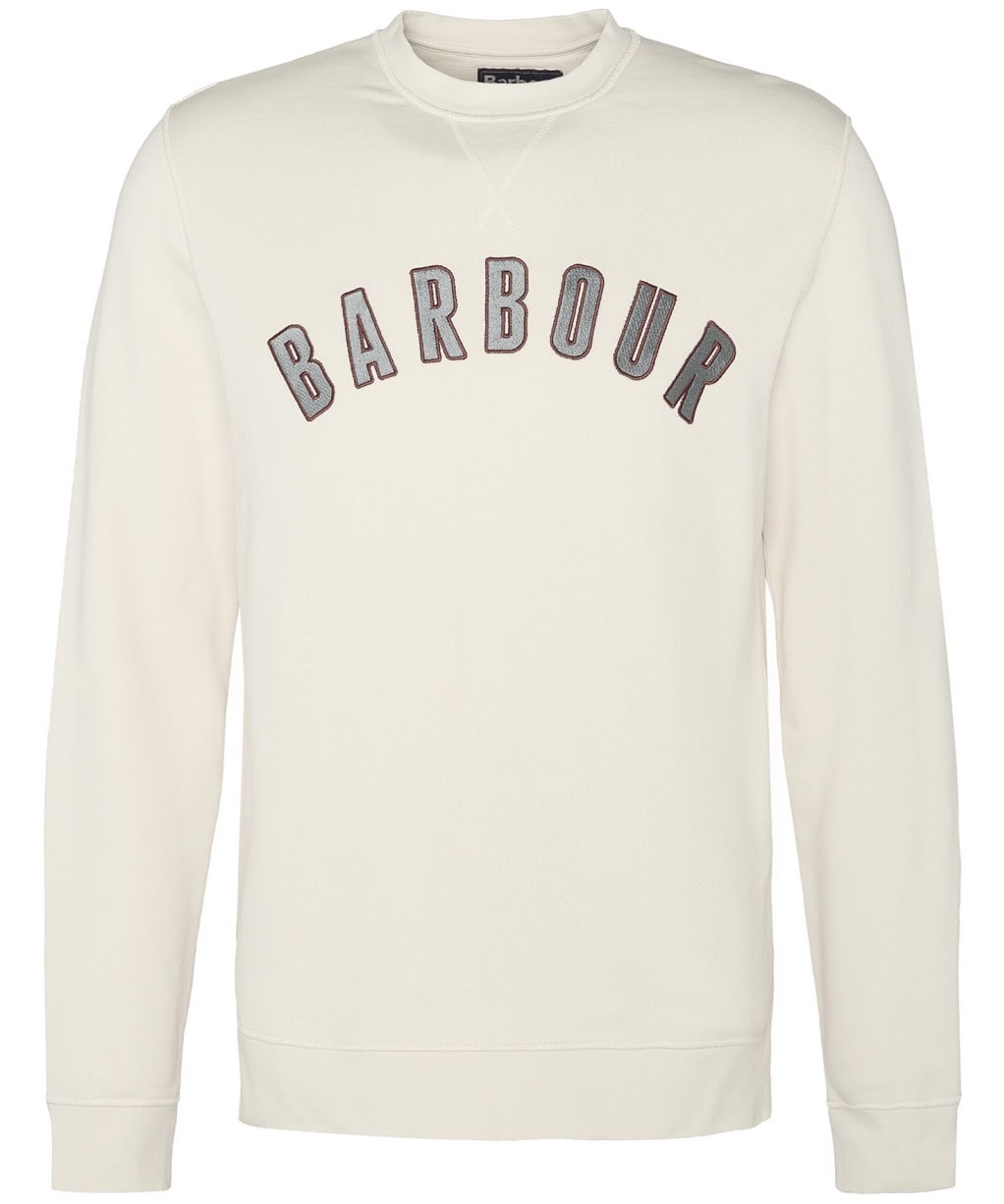 Men's Barbour Danby Logo Crew Neck Sweatshirt - Rainy Day
