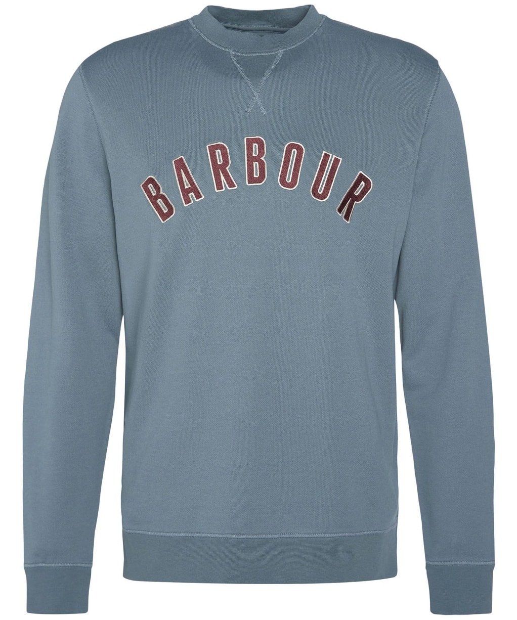 Men's Barbour Danby Logo Crew Neck Sweatshirt - Dark Slate