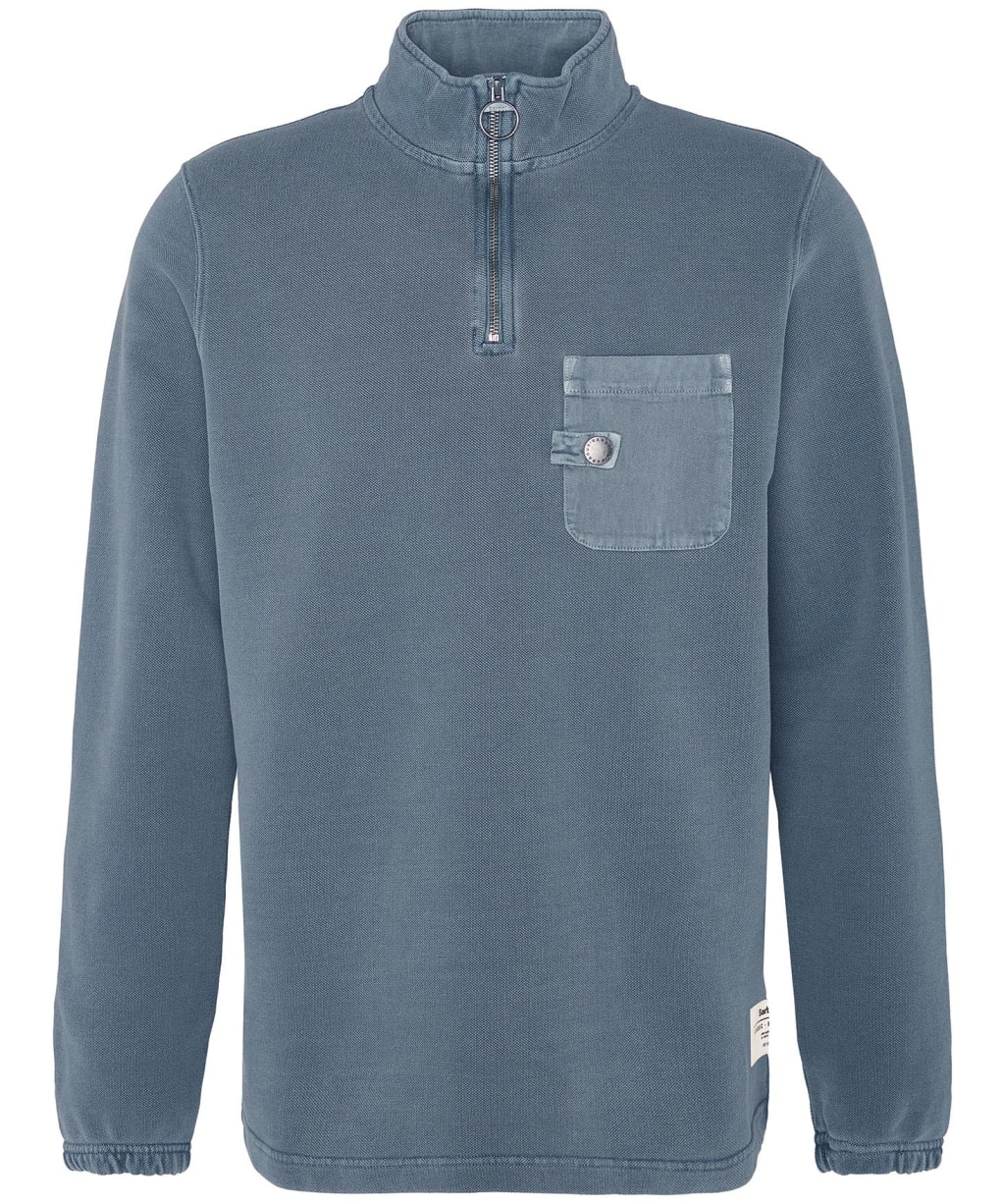 Men's Barbour Liverton Half Zip Sweatshirt - Dark Slate