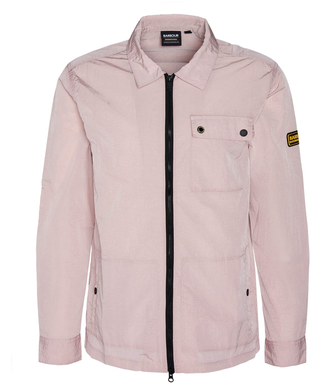 Men's Barbour International Inlet Overshirt - Dusk Pink