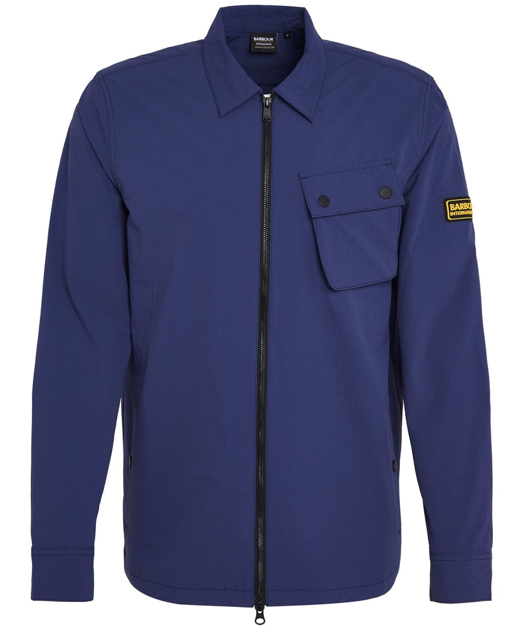 Men's Barbour International Gate Overshirt - Pigment Navy