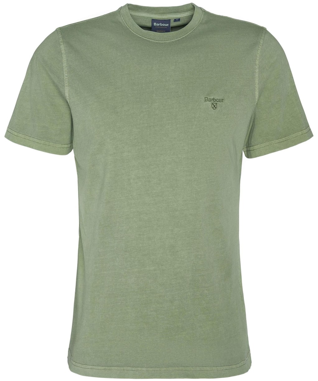 Men's Barbour Garment Dyed Tee - Pea Green