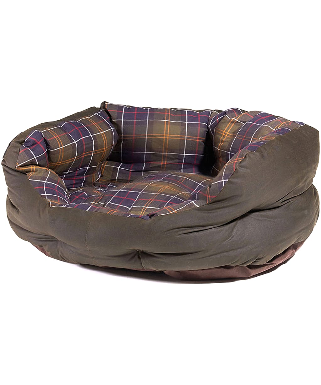 Barbour Wax Cotton Dog Bed 24" - Classic / Olive