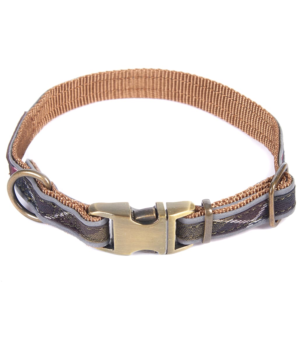 Barbour Reflective Tartan Dog Collar - Classic Tartan