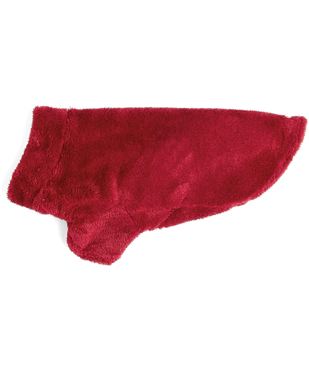 Barbour Teddy Fleece Dog Jumper - Red