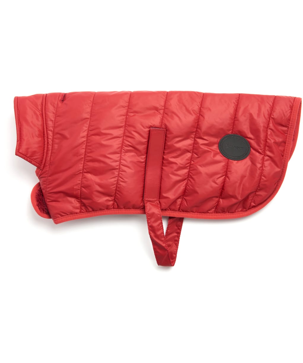 Barbour Baffle Quilted Dog Coat - Wine