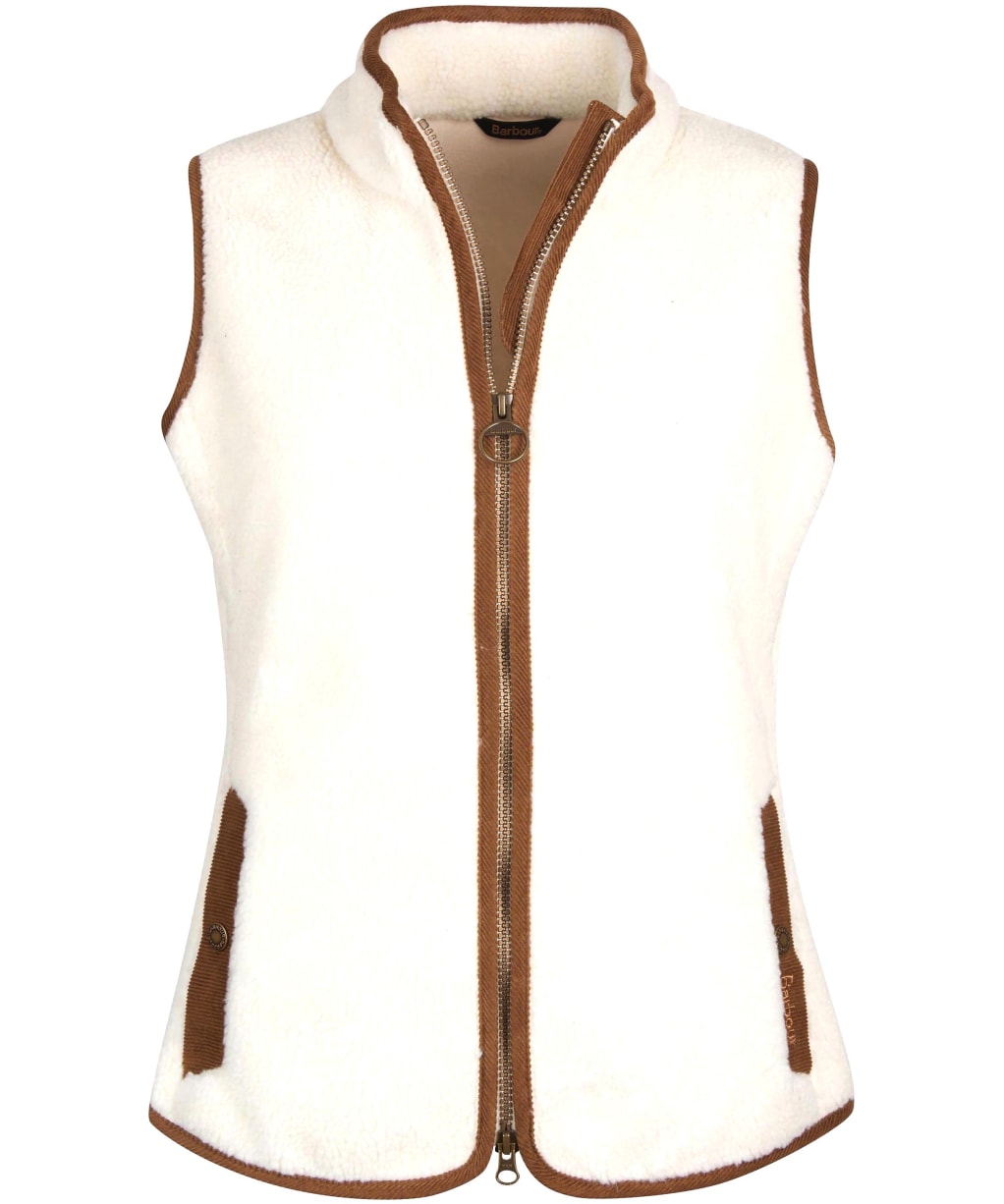 Women’s Barbour Burford Fleece Gilet - Winter Pearl