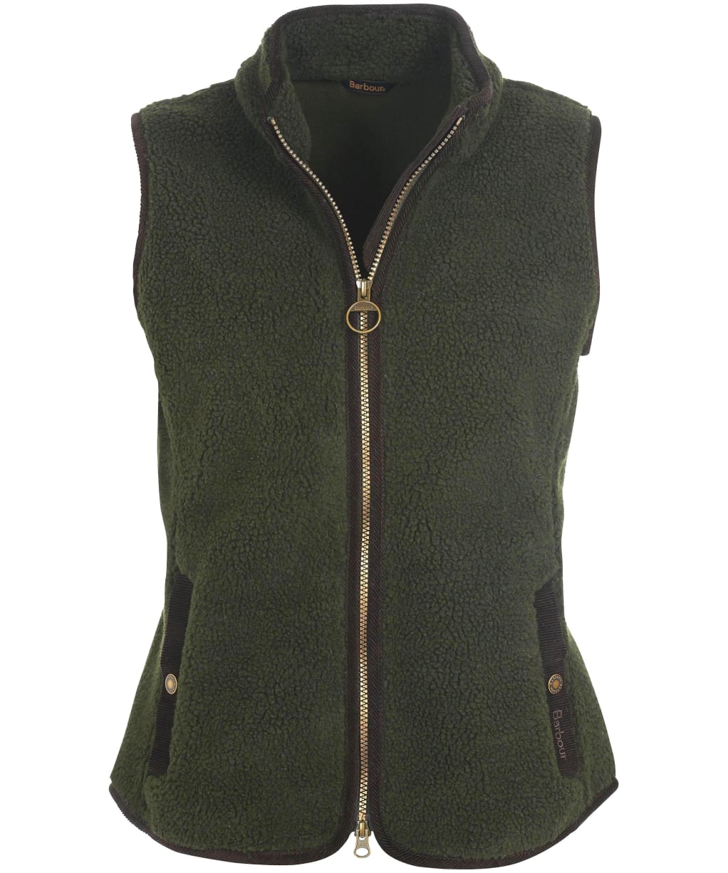 Women’s Barbour Burford Fleece Gilet - Olive