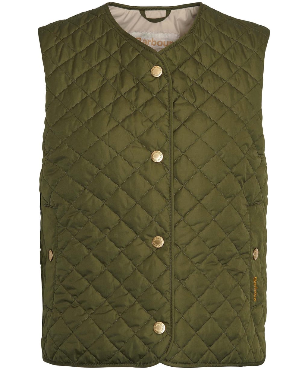 Lorelei Gilet - Dark Moss / Light Sand / Dark Moss
