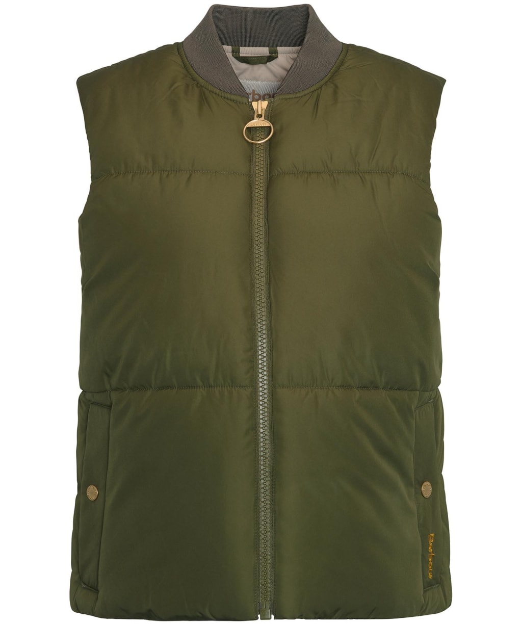 Fay Gilet - Dark Moss / Light Sand / Dark Moss