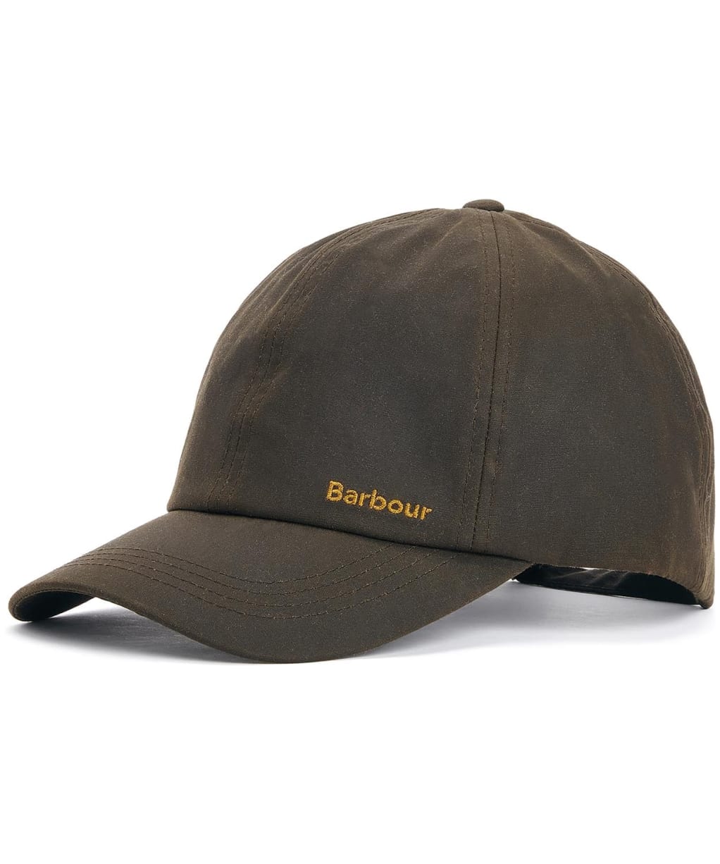 Women's Barbour Belsay Wax Sports Cap - Olive