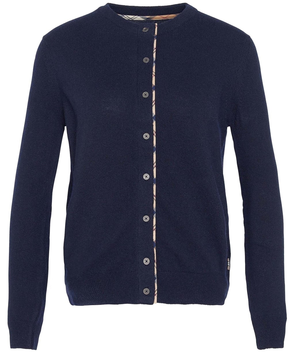 Women’s Barbour Pendle Cardigan - NAVY/HESSIAN TAR