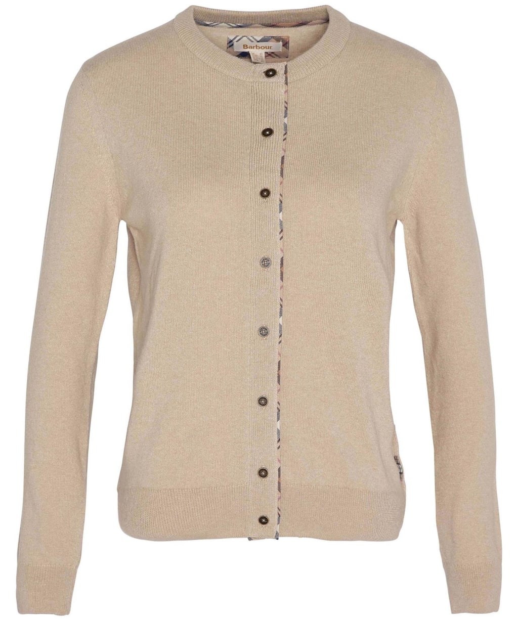Women’s Barbour Pendle Cardigan - HONEY/HESSIAN TA
