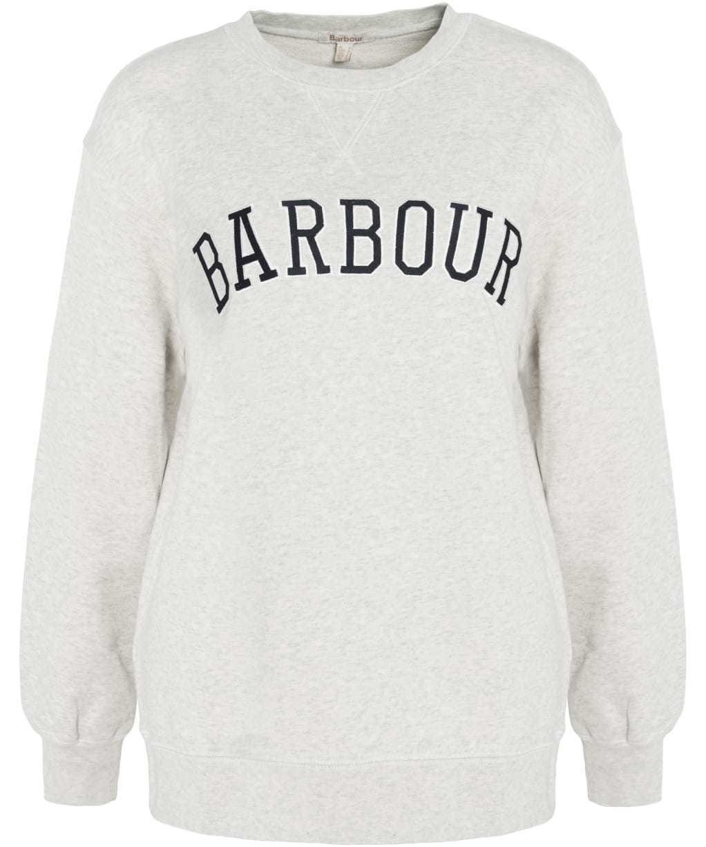 Women's Barbour Northumberland Sweatshirt - Cloud / Navy